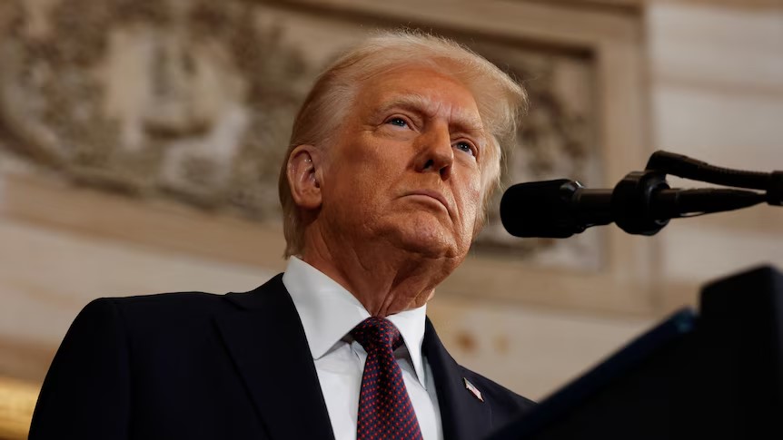 United States President, Donald Trump, in his inaugural address